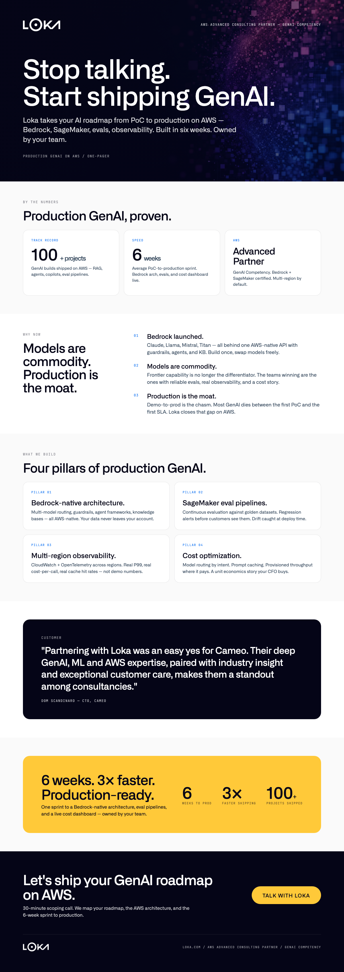 GenAI one-pager