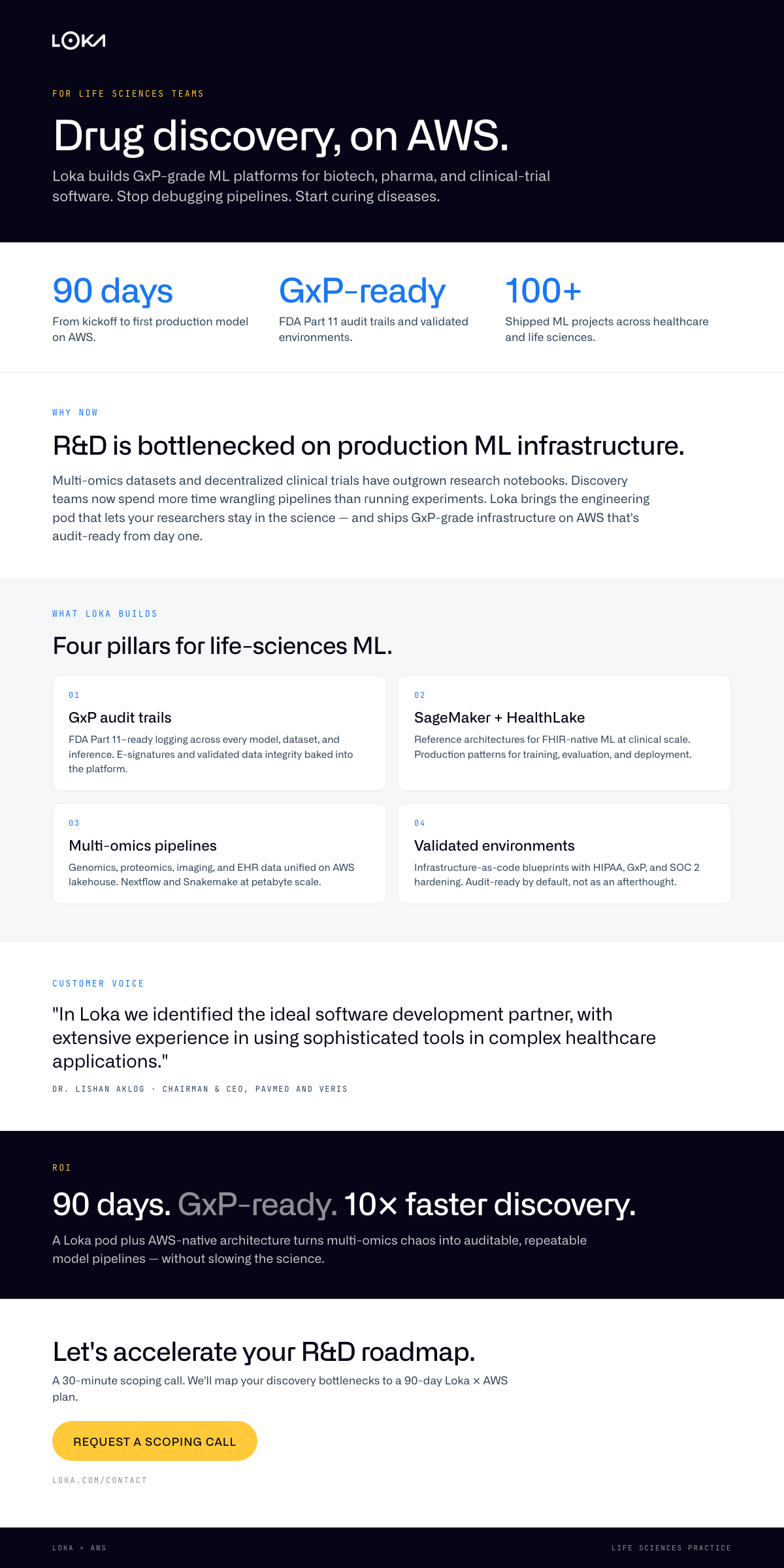 Life Sciences one-pager