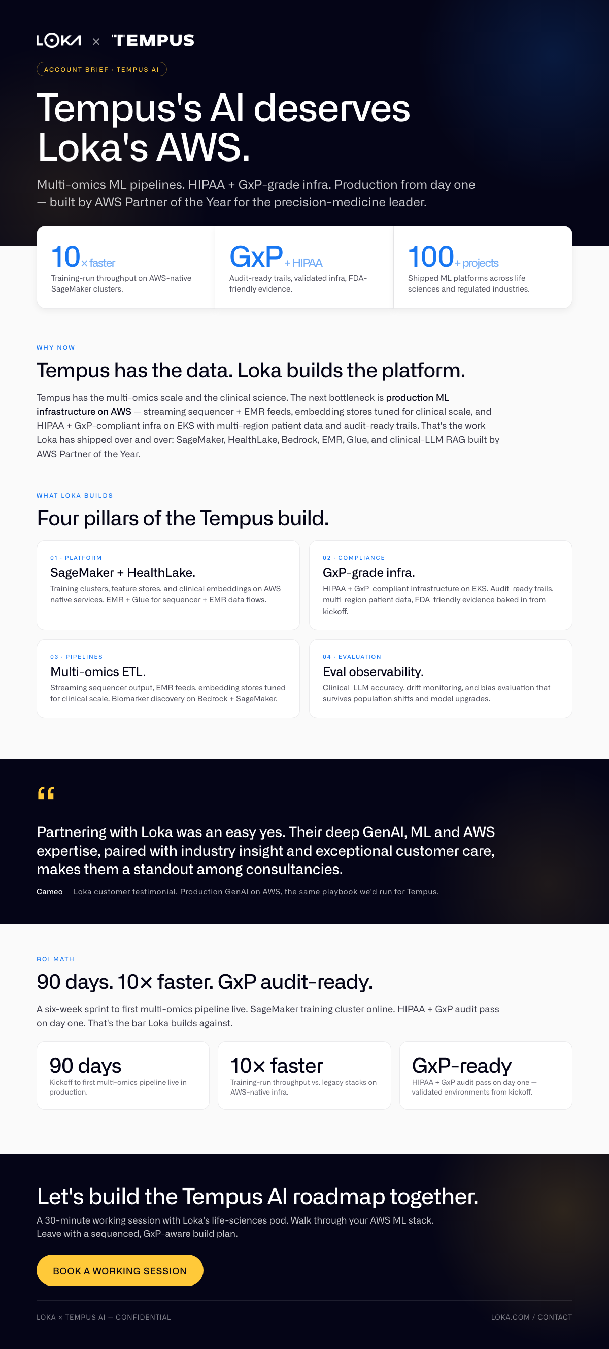 Tempus one-pager